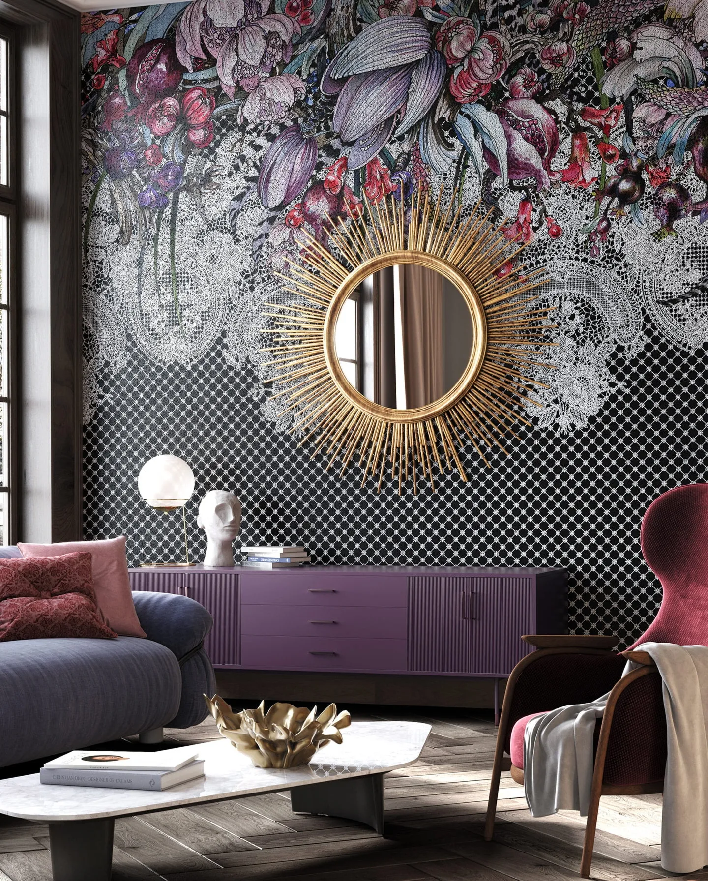 Tapeta teksturowa Wonderwall Flamenco