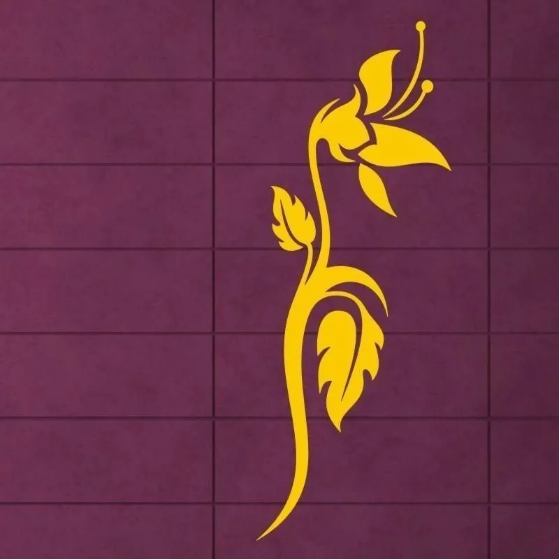 Szablon malarski kwiaty 0993