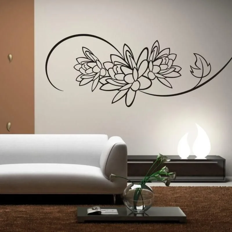 Szablon malarski kwiaty 0994