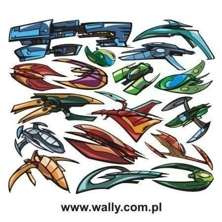 Zestaw naklejek kosmos 1001