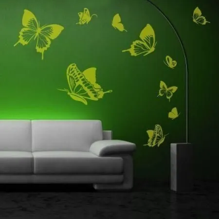 Naklejka zestaw motyle 1135