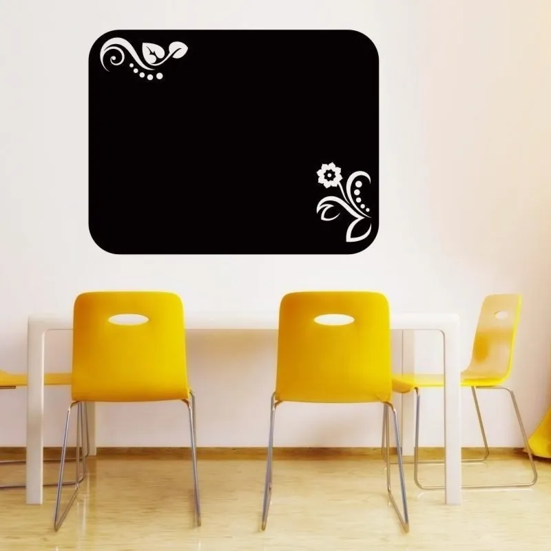 Naklejka kredowa 033 kwiatki