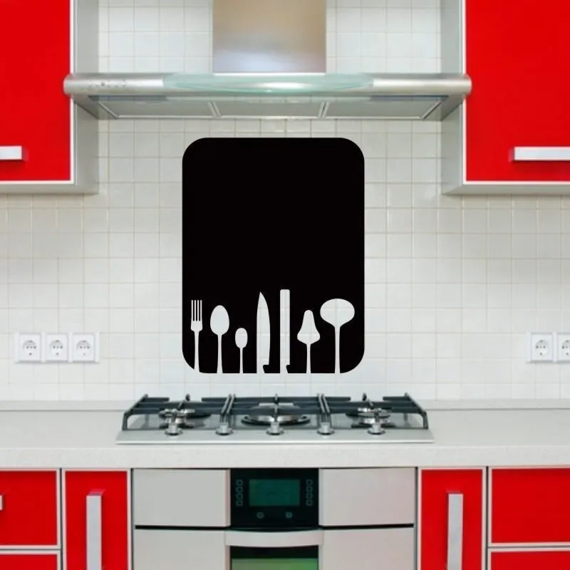 Naklejka kredowa 049 sztućce