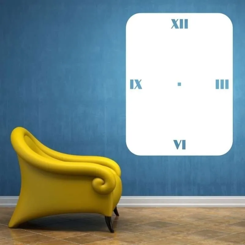 Tablica suchościeralna 014 zegar