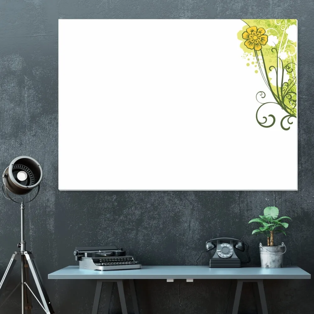 Tablica suchościeralna 01X 051 ornament kwiatek