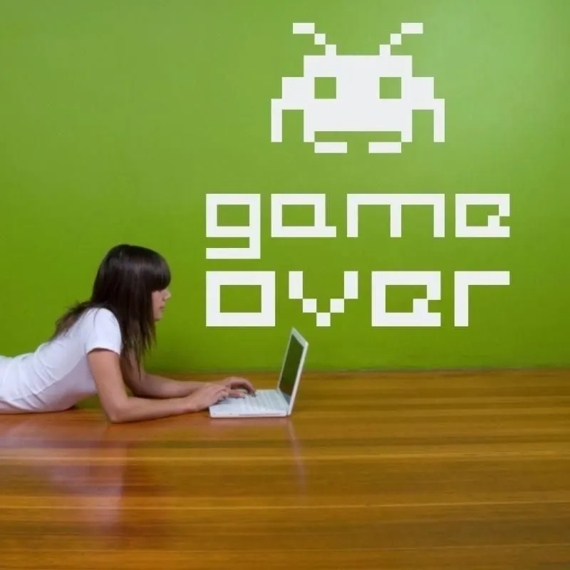 Szablon malarski 02X 23 game over 1717