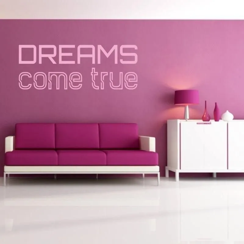 Szablon malarski 02X 19 dreams come true 1736