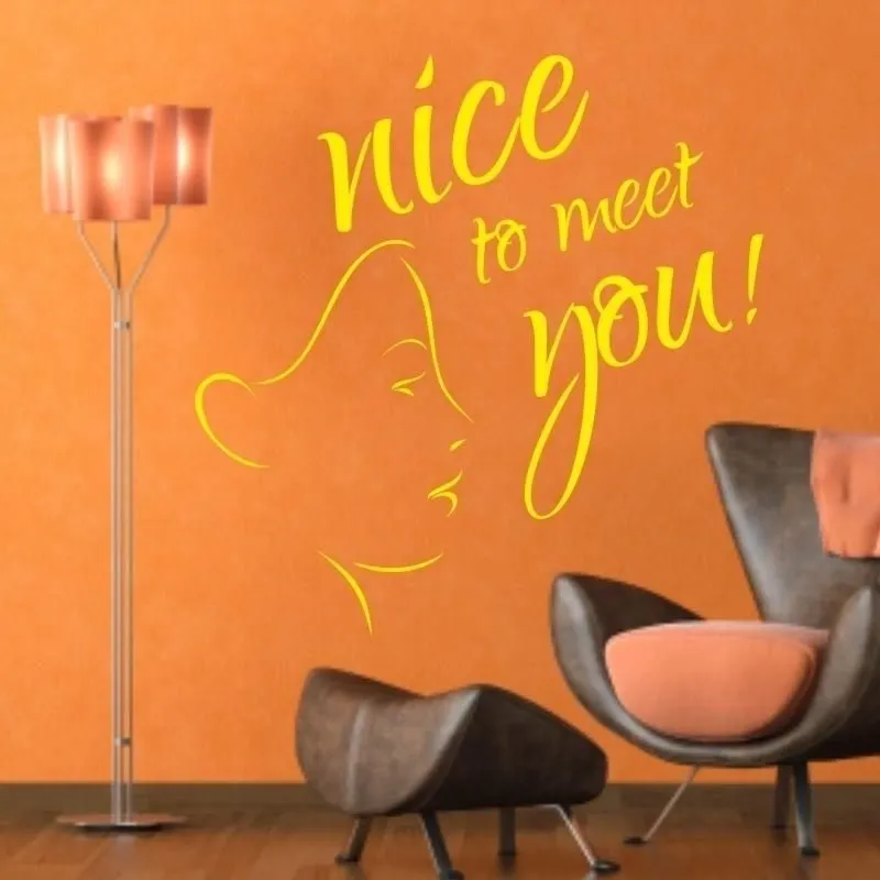 Naklejka 03X 16 nice to meet you 1728