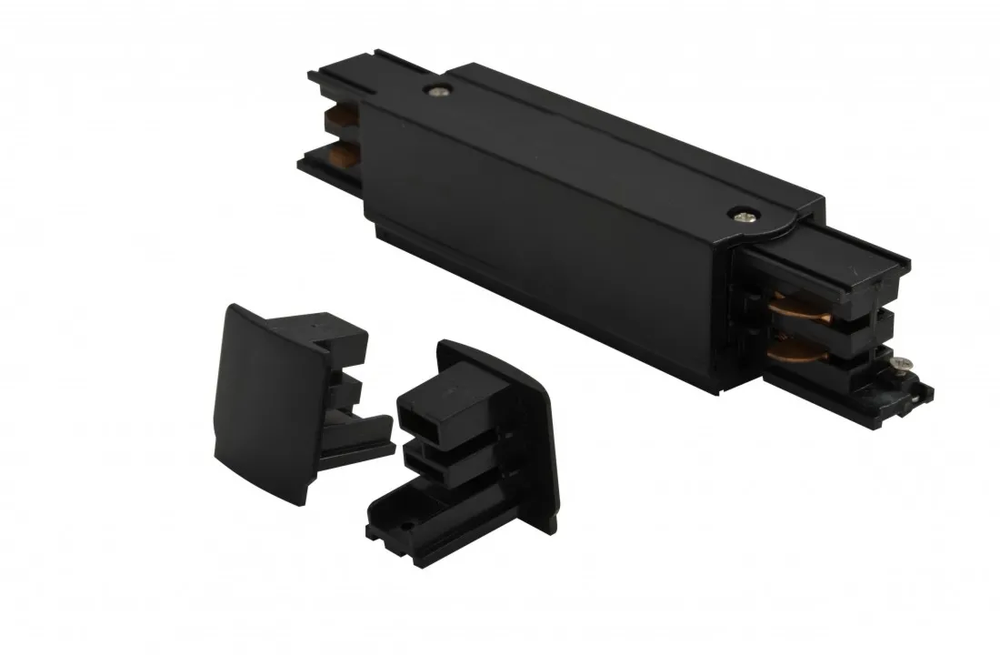 Zasilanie środkowe+ 2 zaślepki do szyny AZzardo - Biały