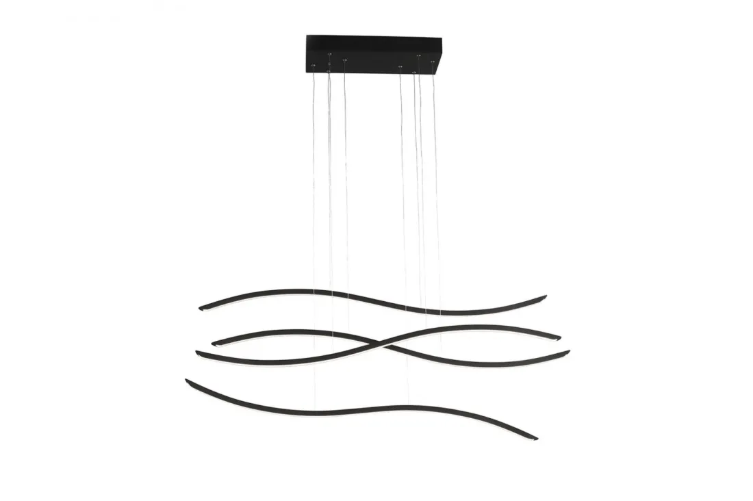 WAVES LED AZzardo lampa wisząca - Biały