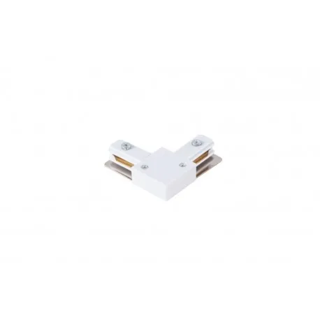 ŁĄCZNIK KĄTOWY do szyny 1 fazowej AZzardo - Biały