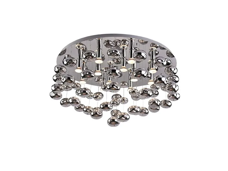 LUVIA 80cm AZzardo plafon - Chrom