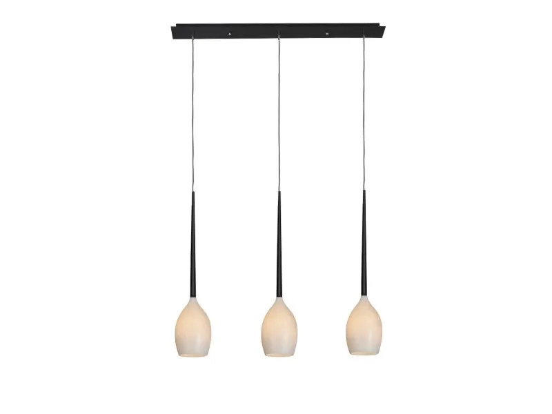 IZZA 3 AZzardo lampa wisząca - Biały błyszczący