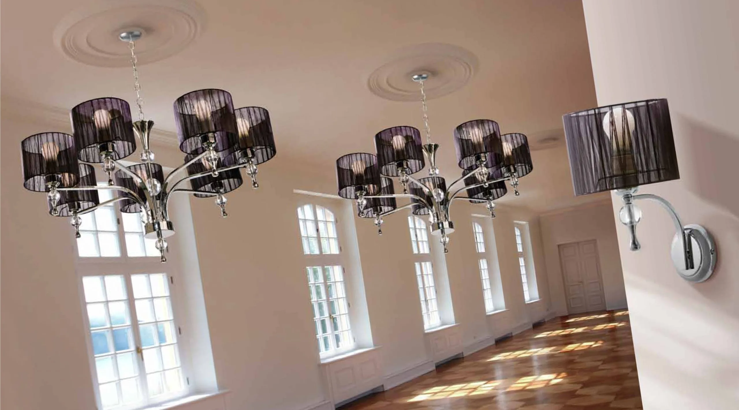 IMPRESS 7 AZzardo lampa wisząca - Brązowy