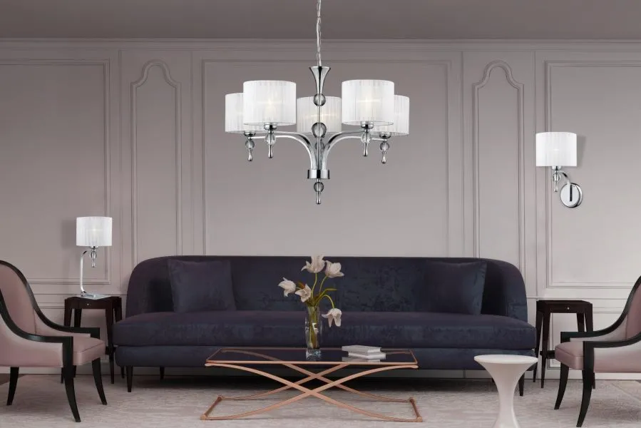 IMPRESS 5 AZzardo lampa wisząca - Biały