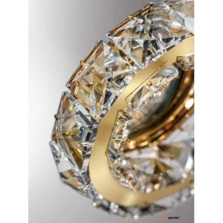 ESTER AZzardo lampa do wbudowania - Złoty - Pojedyncza obręcz