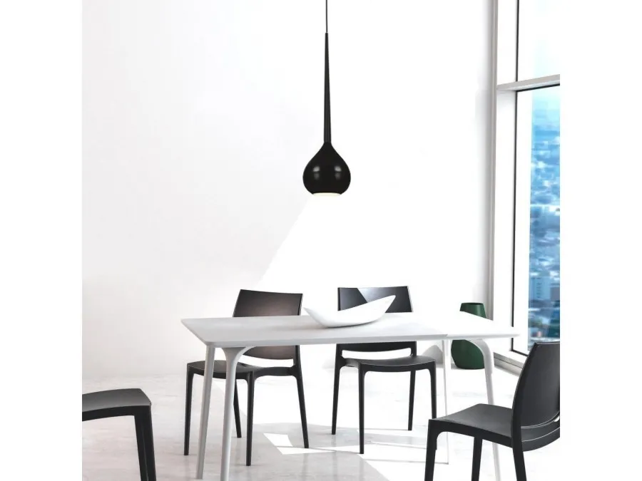 AGA 1 AZzardo lampa wisząca - Czarny