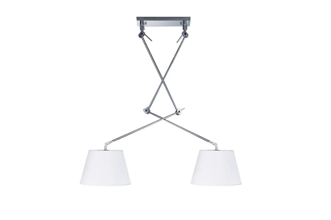 ADAM 2 S  AZzardo lampa wisząca - Biały - 36cm