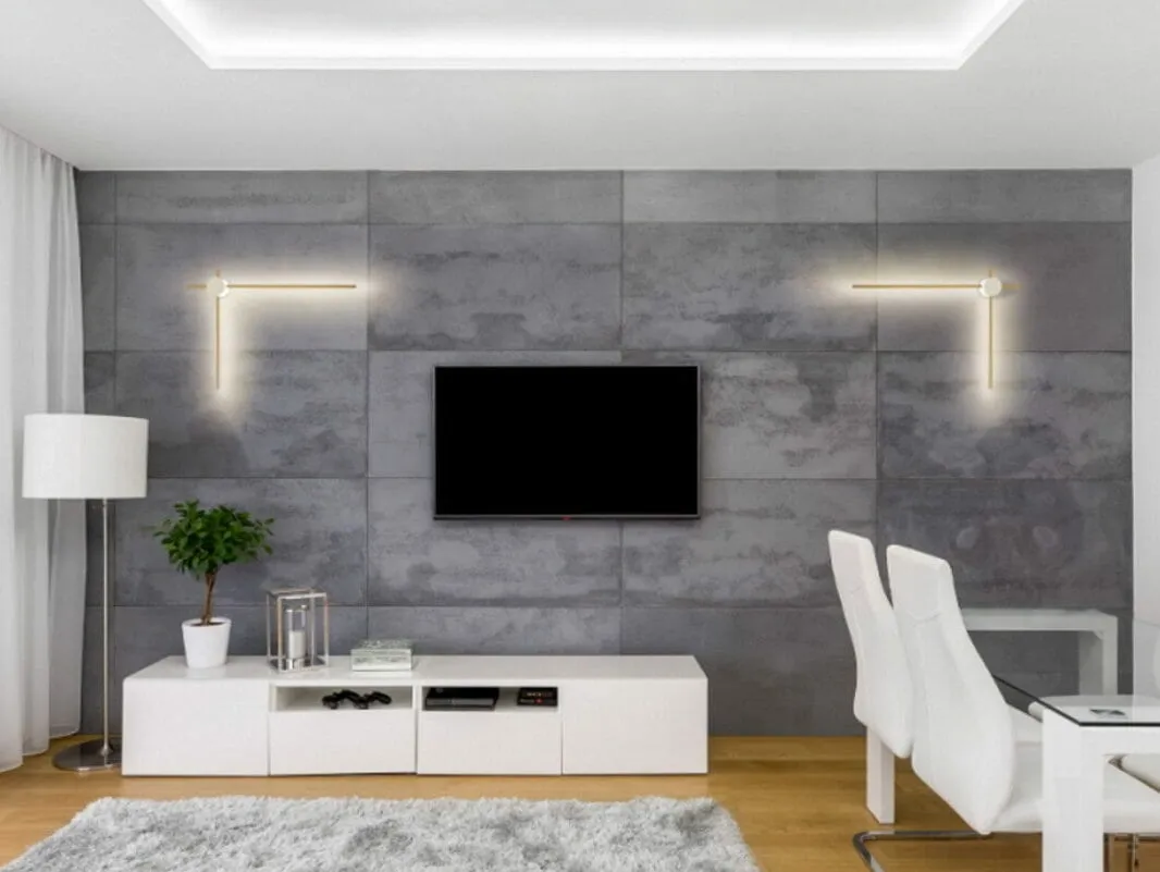 WAND 469 Elkim kinkiet - Biały/złoty