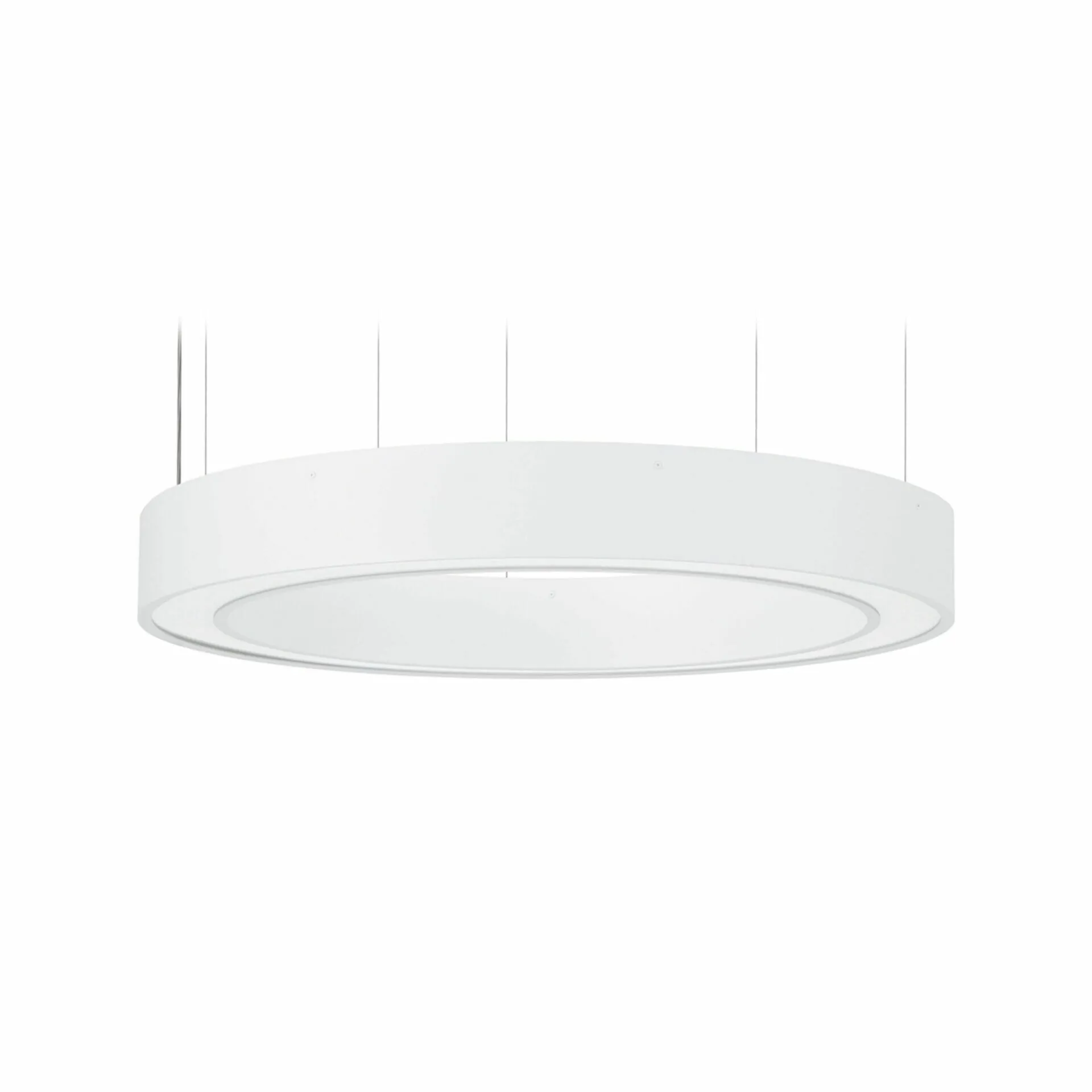 DONUT SLIM Lira Lighting lampa wisząca - 95cm - Czarny - Ciepłobiała 3000K