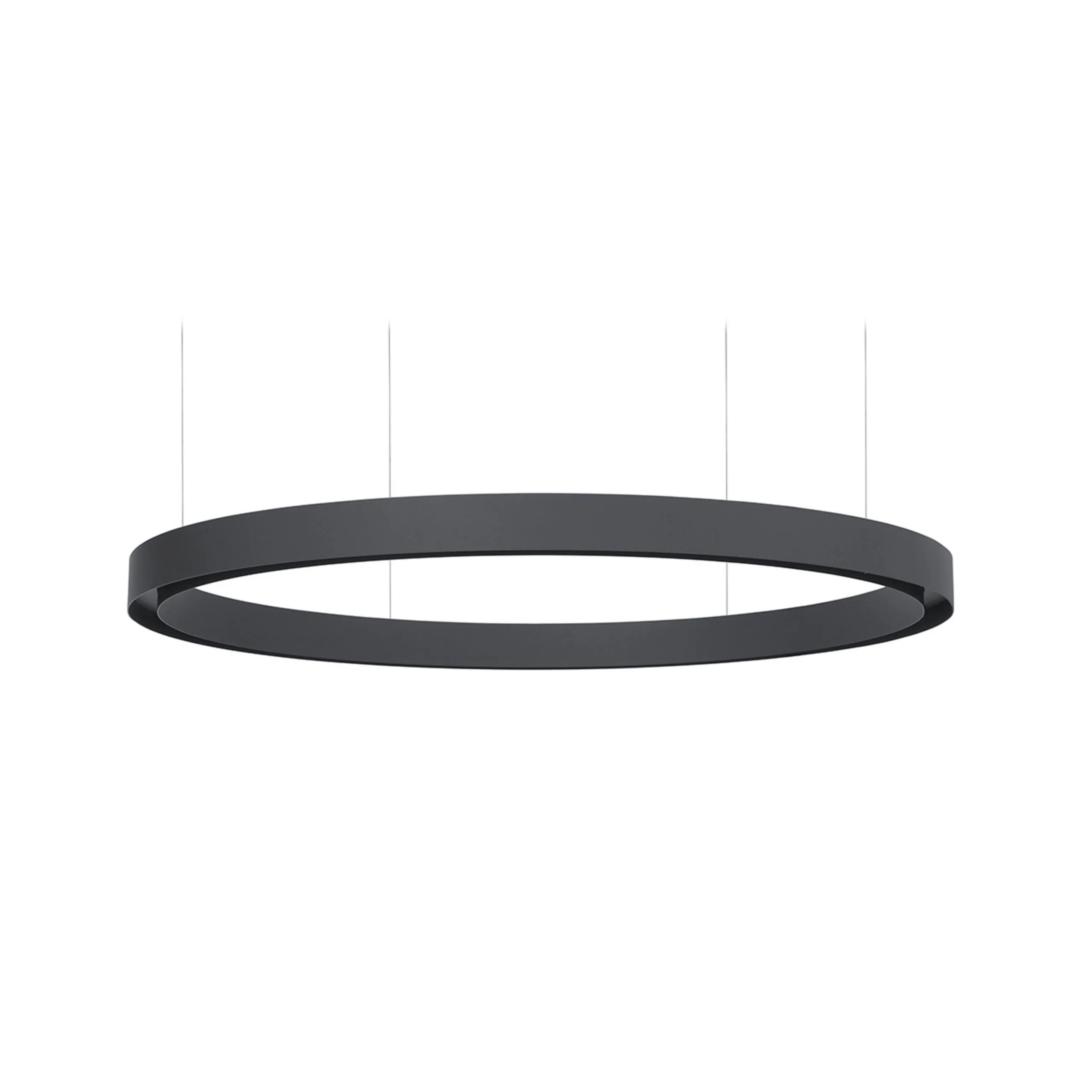 FEBE Lira Lighting lampa wisząca - 60cm i 16x140lm - Antracyt - Neutralna 4000K