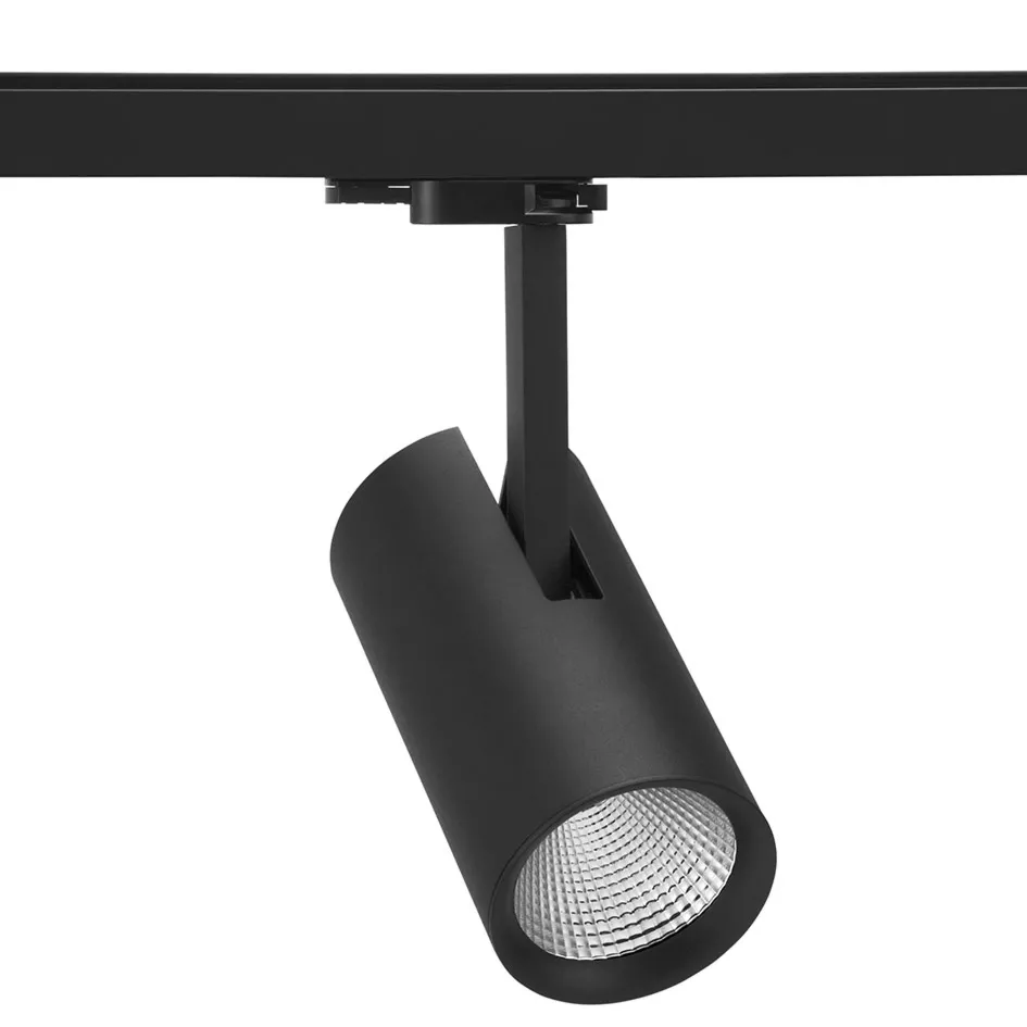 THIN LED Lira Lighting adaptor - 8W - Czarny - Ciepła 2700K - 18 stopni