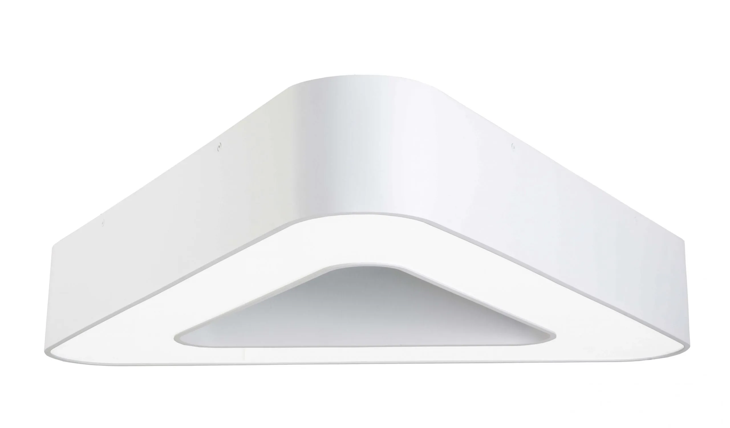 TRIANGLE Lira Lighting plafon - szer. 110cm wys.12cm - Biały - Ciepłobiała 3000K