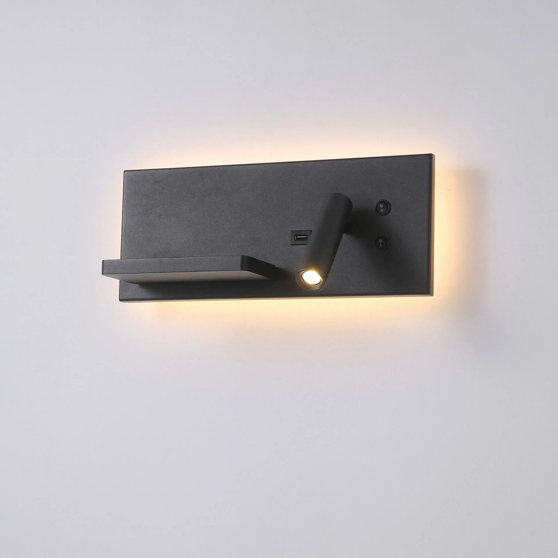 HOTELS 417 Elkim kinkiet - Czarny - Po lewej stronie