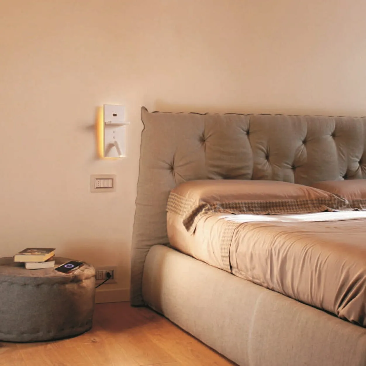 HOTELS 417H Elkim kinkiet - Biały