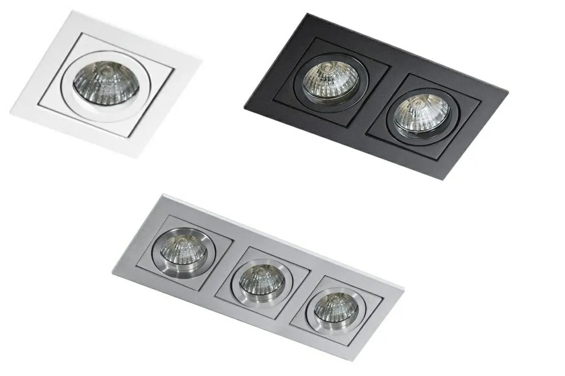 PACO Azzardo lampa do wbudowania w podwieszany sufit - PACO 1 - Aluminium