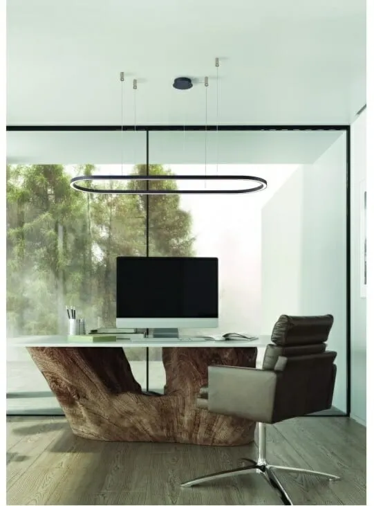 ELENA dimm AZzardo lampa wisząca - 120cm - Złoty szczotkowany