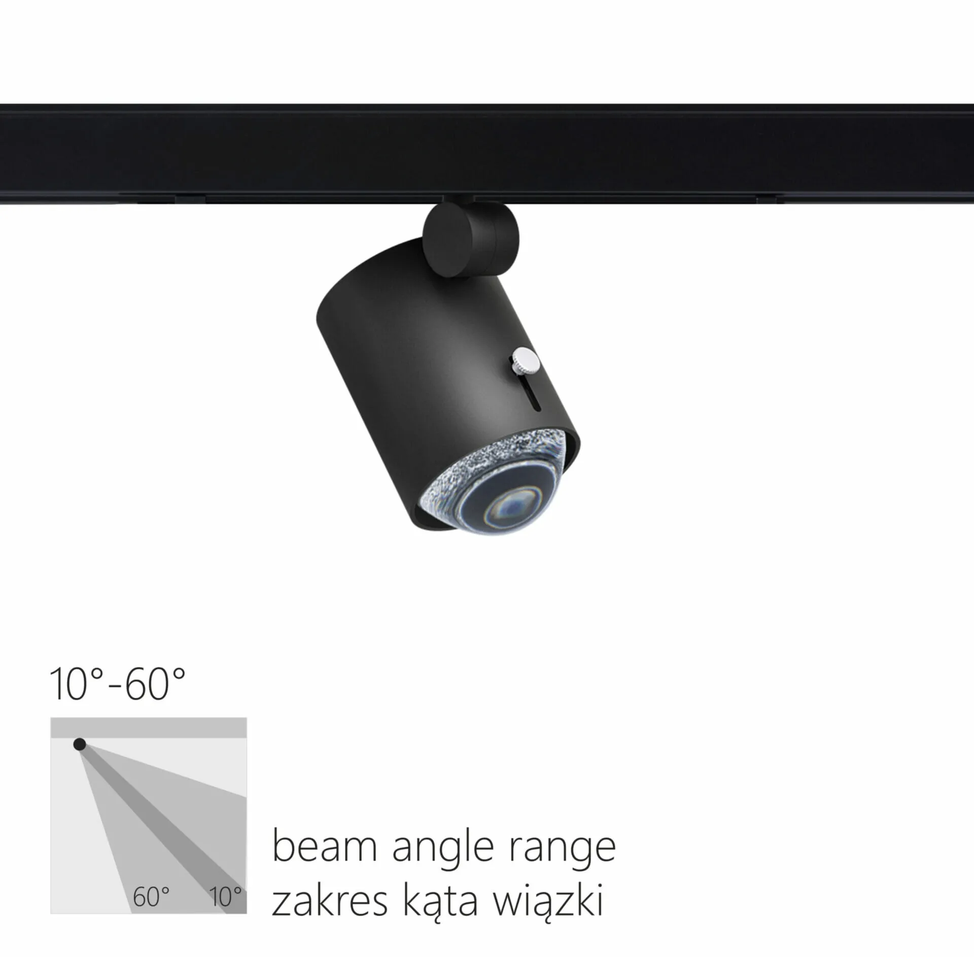 ZIPPER 55 Lira Lighting do szynoprzewodu - Biały - Ciepłobiała 3000K