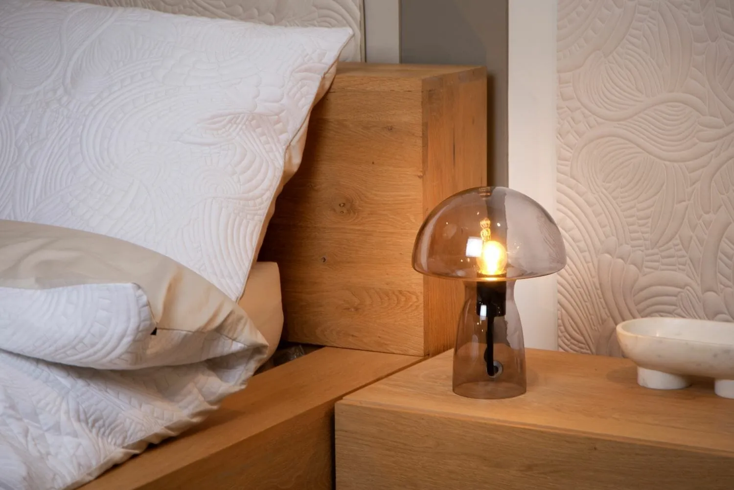 FUNGO Lucide lampa stołowa - Transparentny