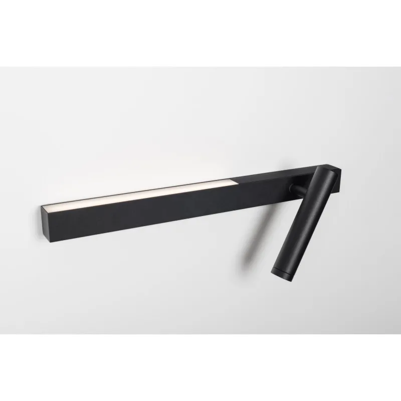 HELLO K Chors kinkiet - DIM II - Po lewej stronie - Czarny - Ciepłobiała 3000K