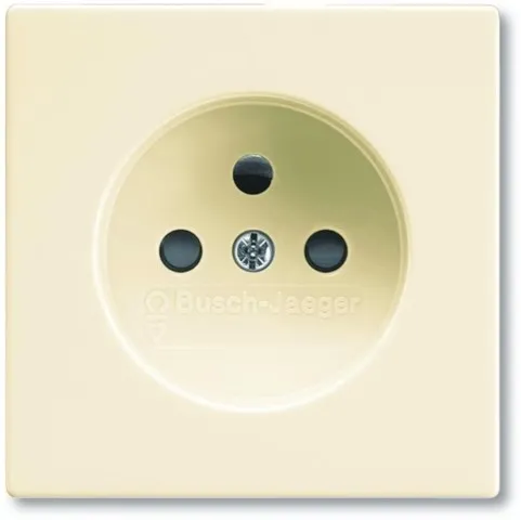 Pokrywa gniazda z przesłonami basic 55 ABB kremowy 2399 UCKS-92-507