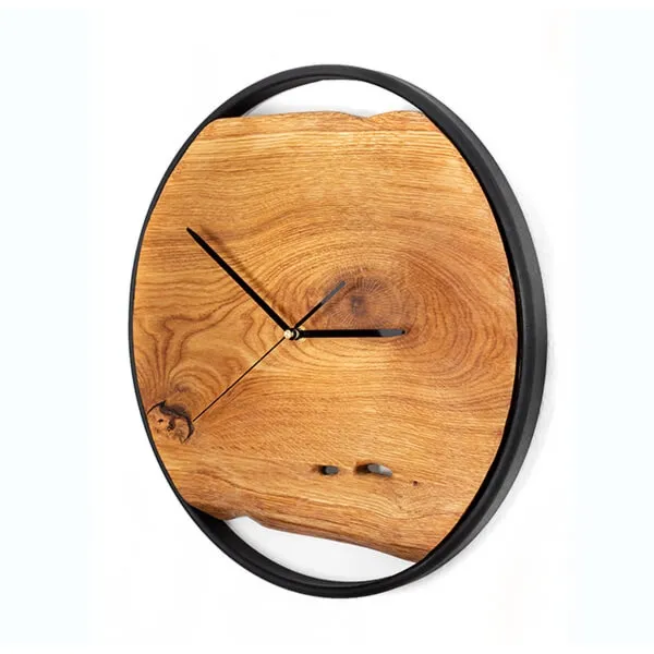 ZEGAR dębowy 40cm lub 60cm ścienny HPlampy - 40cm