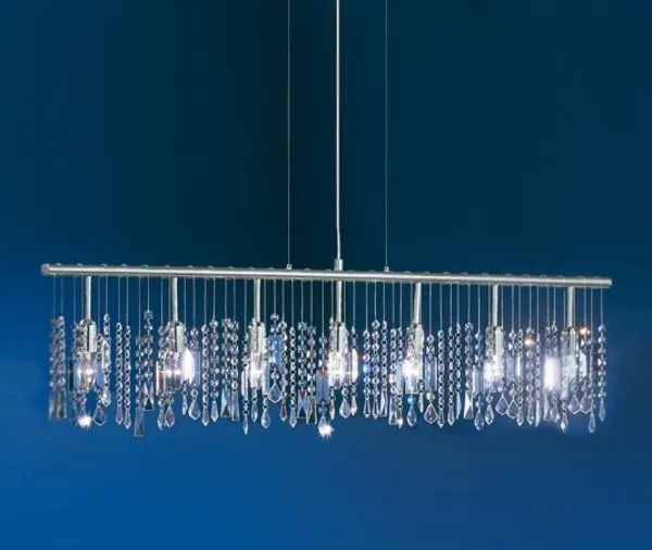 VITORIA 7 Eglo lampa wisząca z kryształkami