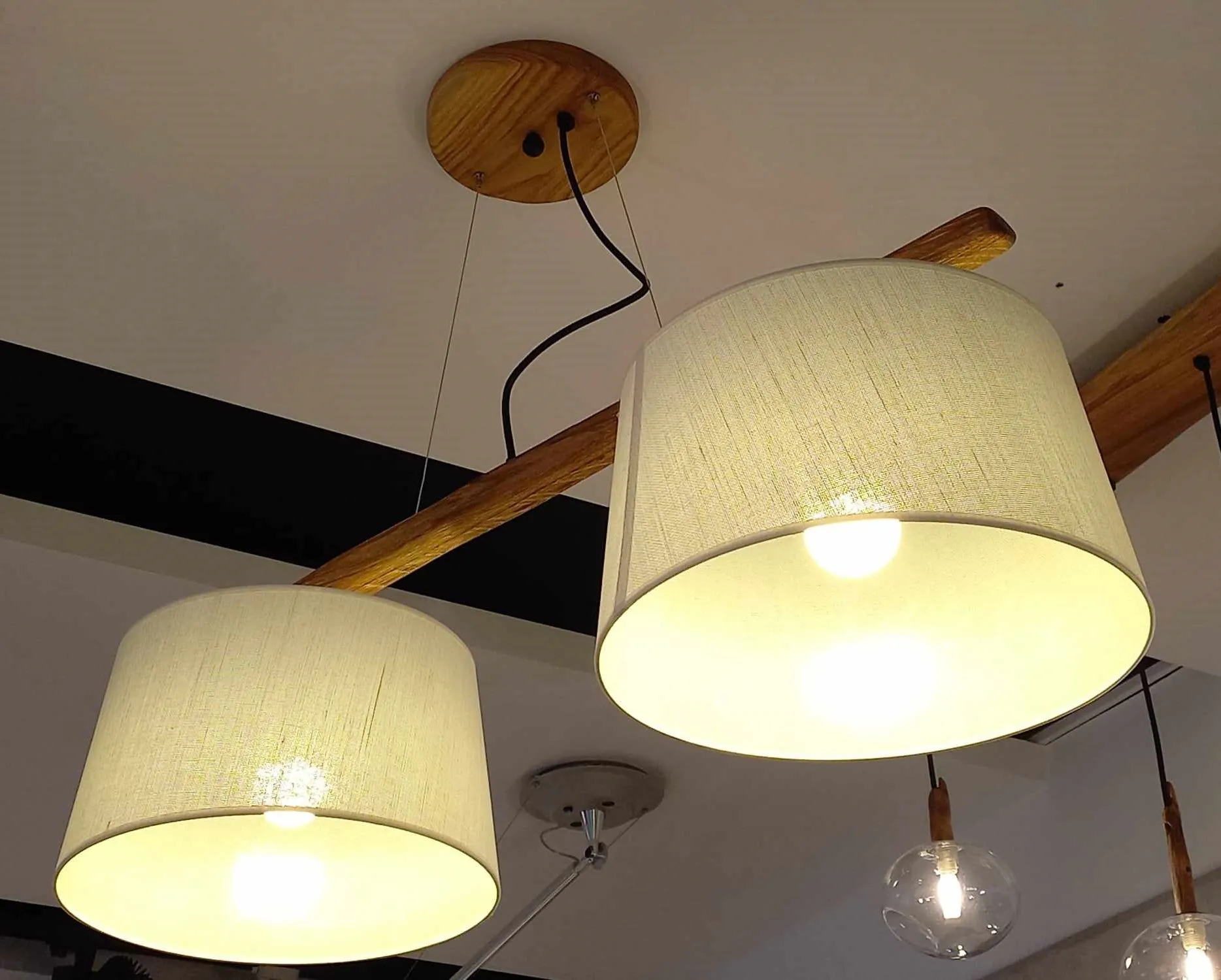 WOOD W2 HPlampy drewniana lampa wisząca