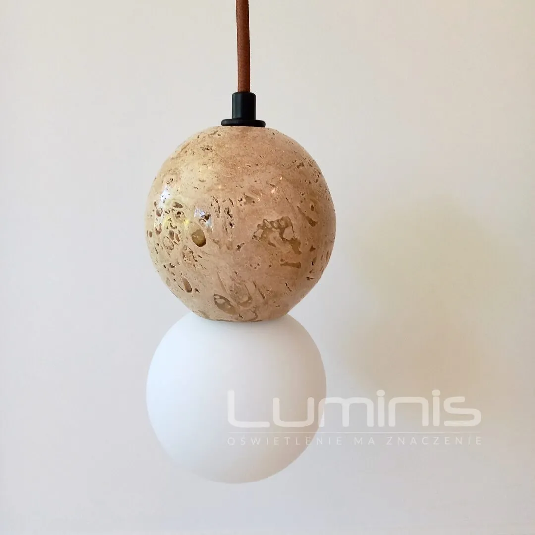 BILO I trawertyn Yaskr lampa wisząca