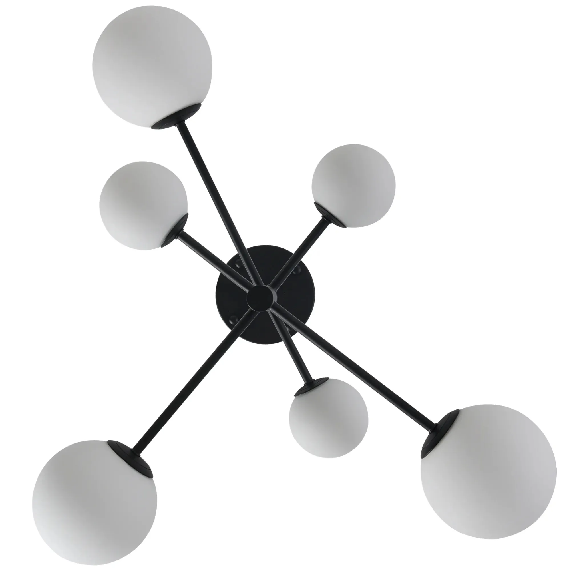 BOLTI 6 x G9 -2 kolory Yaskr lampa sufitowa - Czarny