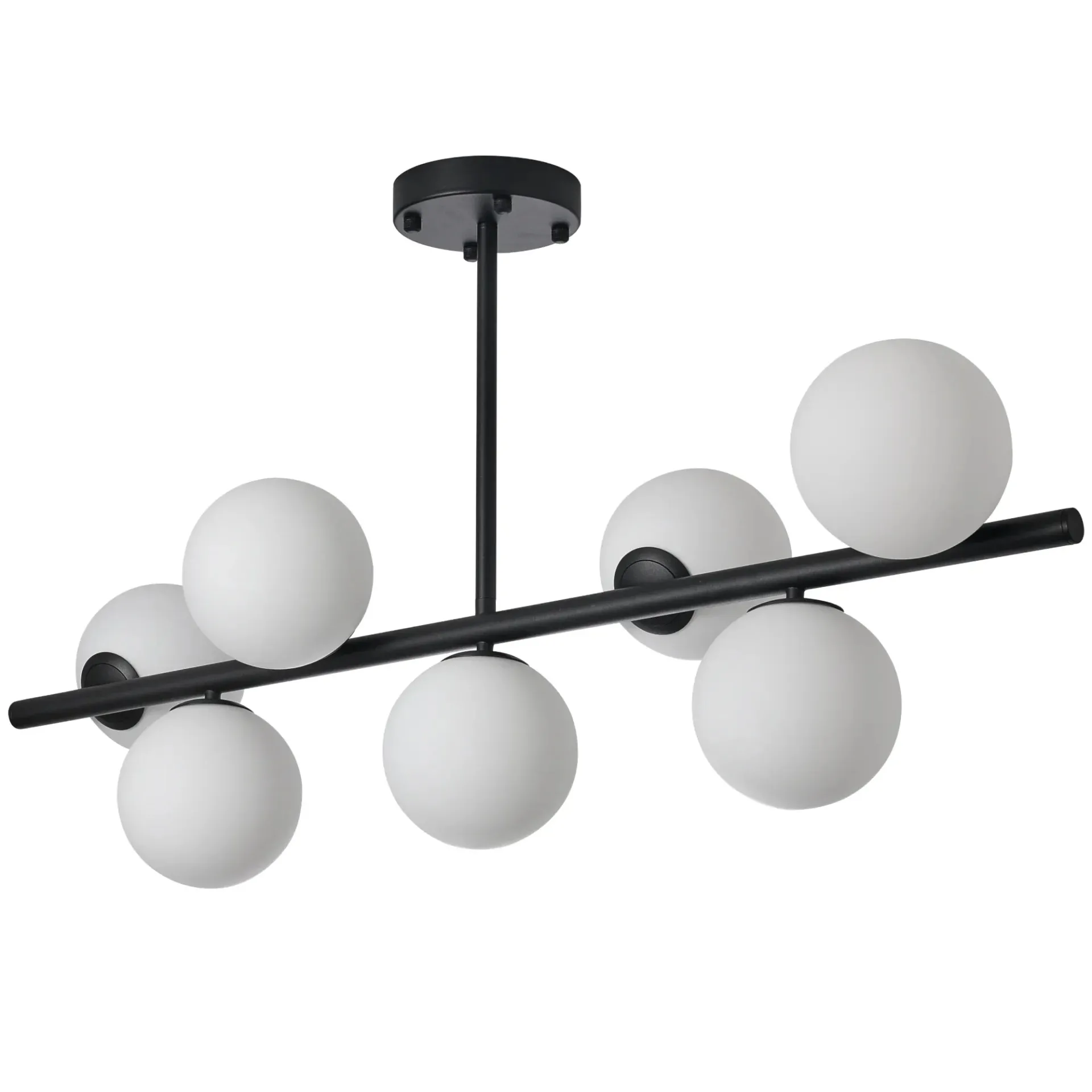 BOLTI 7x E14 -2 kolory Yaskr lampa sufitowa - Czarny