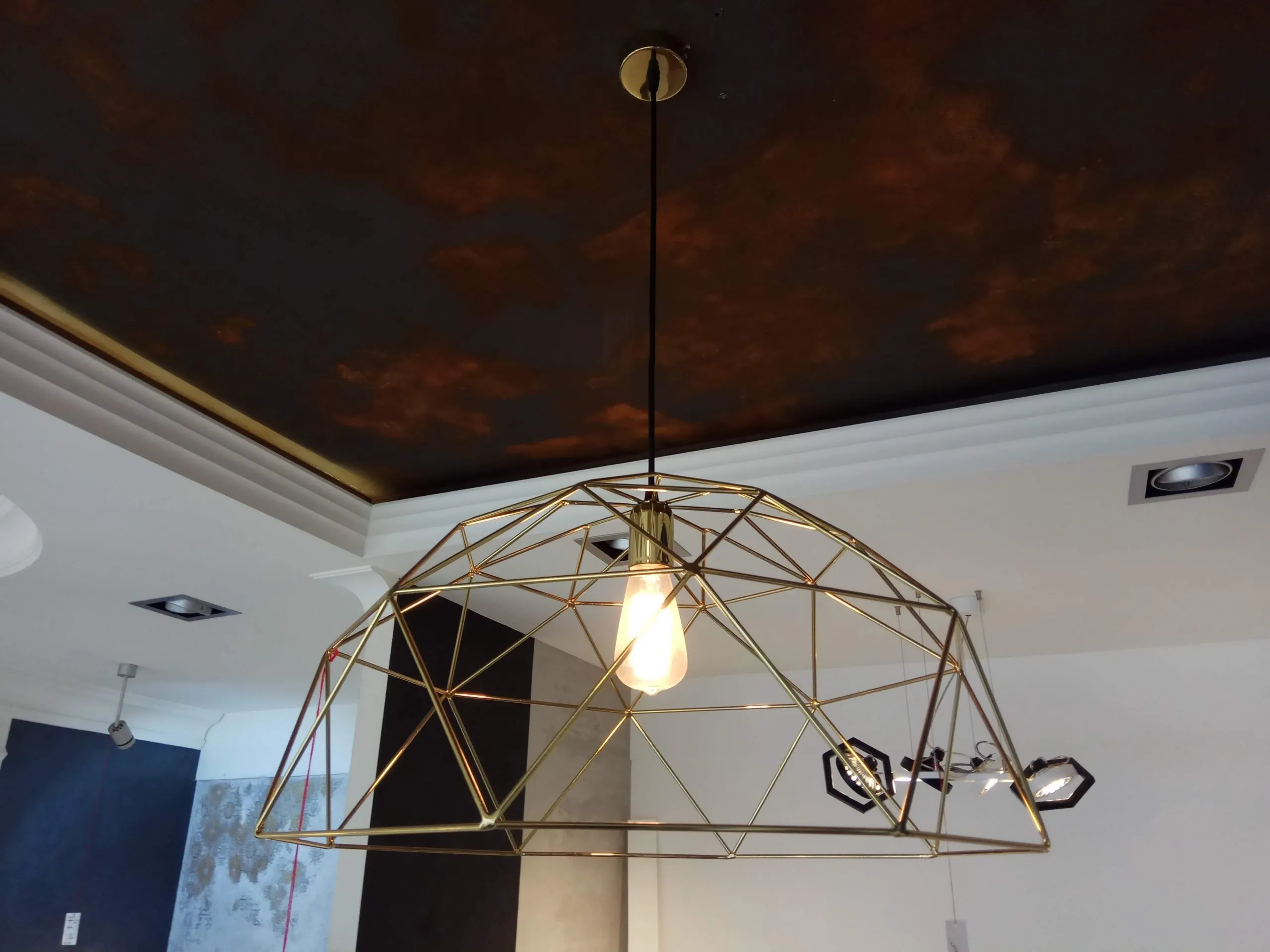 BATISTA Cleoni mosiądz lampa wisząca