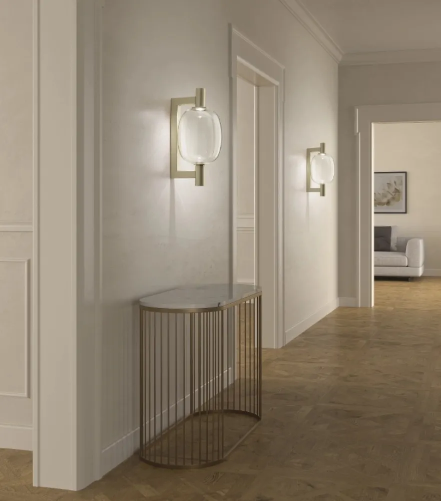 RIFLESSO Vistosi kinkiet nowość - Dymiony - Matowa miedź - 2700K