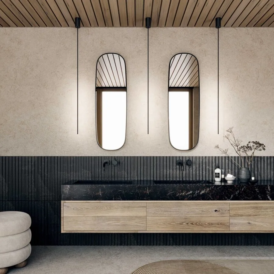 FINLIN 1.0, 2.0 i 3.0 Wever & Ducré lampa natynkowa - FINLIN 2.0 - Czarny - 2700K