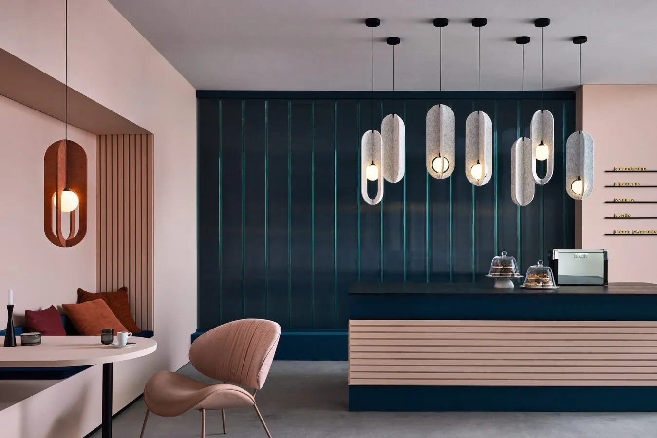 SOLLI COCOON Wever & Ducré lampa wisząca - SOLLI COCOON 1.0 - Oksydowana czerwień - 3000K