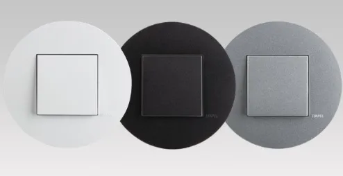 SIZA Efapel włącznik pojedynczy z ramką - Biały mat