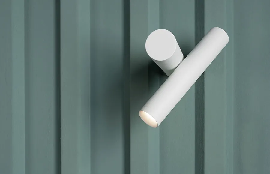 MOI R Chors kinkiet natynkowy - Czarny - Ciepłobiała-3000K