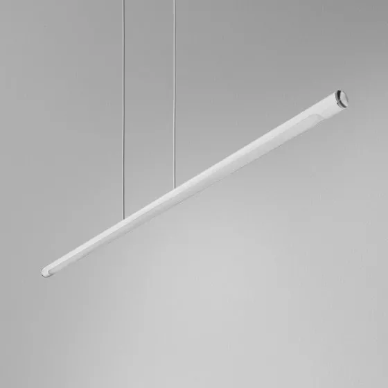 THIN TUBE central led AQform lampa wisząca - 152cm - Złoty - Ciepła biała 3000K