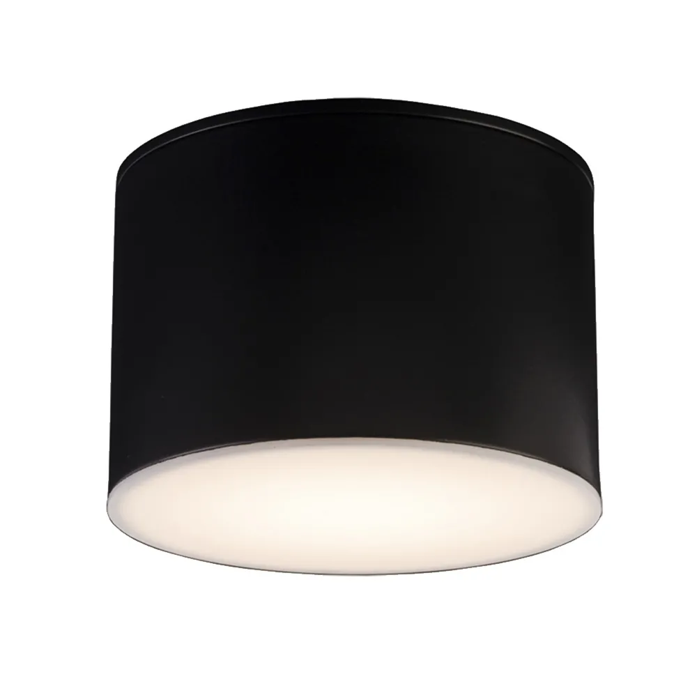 SUWA / SUWA IP44 Antigo okrągła lampa natynkowa - Czarny - IP20