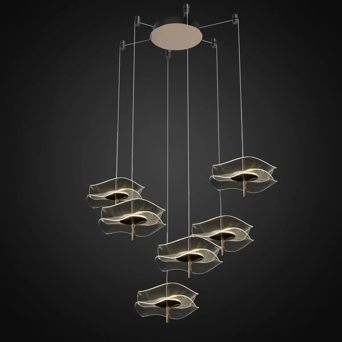 MARIPOSA 6-punktowa Altavola lampa wisząca